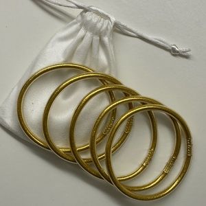 GOLD Jelly Bangles